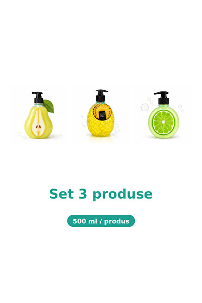 Tasty Set 3 Produse Tasty, Mix Pere, Ananas, Lime
