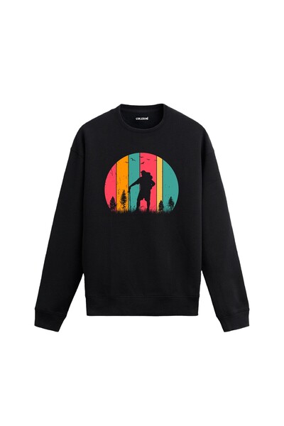 Colermi Retro Hiking Design Sweatshirt