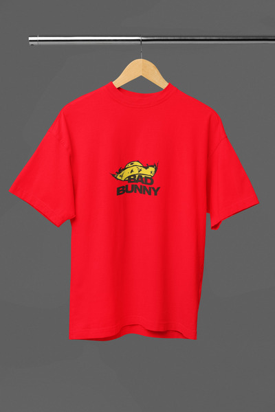 MG Bad Bunny Printed Crewneck Cotton Oversize Fit Unisex Short Sleeve Tshirt