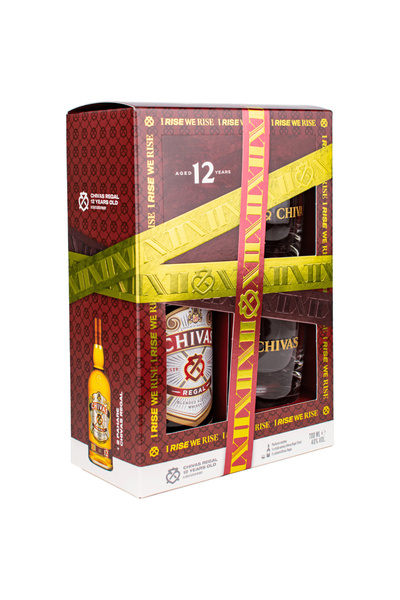 Chivas Regal Regal 12YO Blended Whisky, 40%, 0.7l, Cutie + 2 pahare