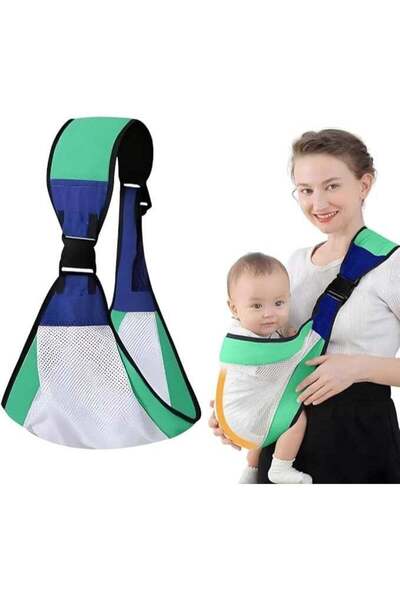 TERRION Adjustable Baby Carrier Portable Baby Sling Breathable Fabric for New...
