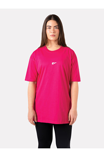 PALMFIT Core Women's Oversize Tshirt - Strawberry Pink