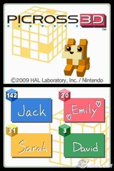 Nintendo Παιχνίδι Picross 3D DS (Μεταχειρισμένο) (Μόνο το παιχνίδι)