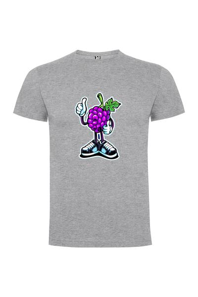 iLovePrints Purple Grape Mascot Marvel Tshirt