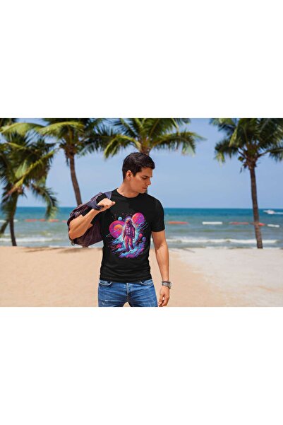 iLovePrints Astronaut in Colorful Space Tshirt