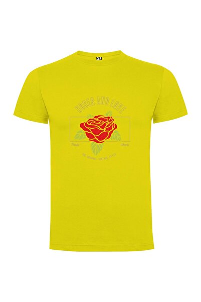 iLovePrints Neon Roses Love Story Tshirt