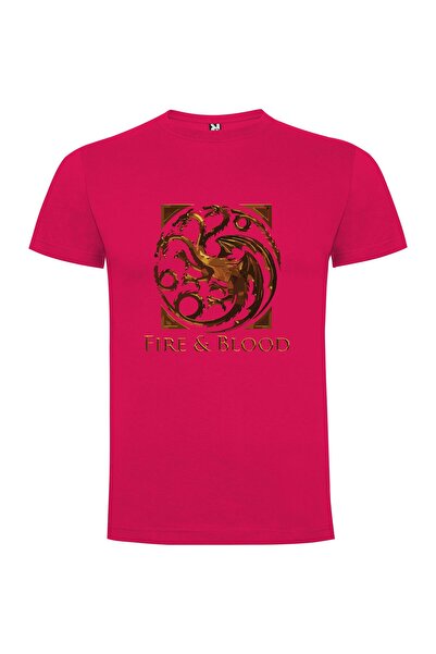 iLovePrints Flaming Thrones of Fire Tshirt