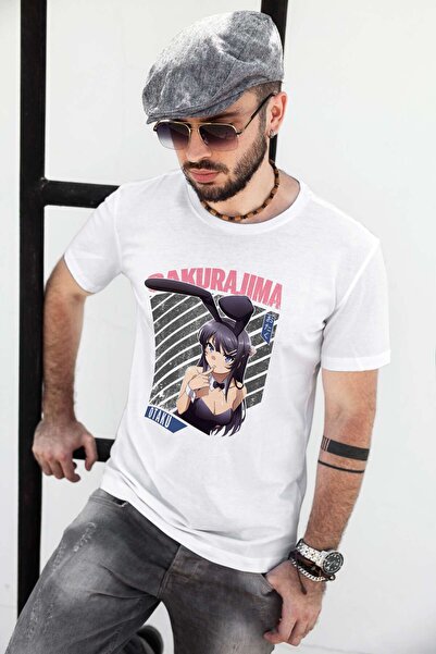 iLovePrints Anime Character with Bunny Ears Tshirt