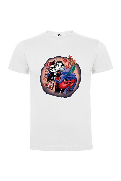 iLovePrints Animated Passion: Joker's Embrace Tshirt