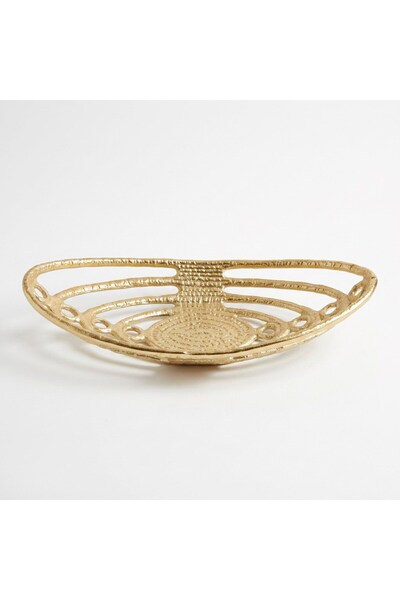 Sembol Gold Cast Fruit Bowl