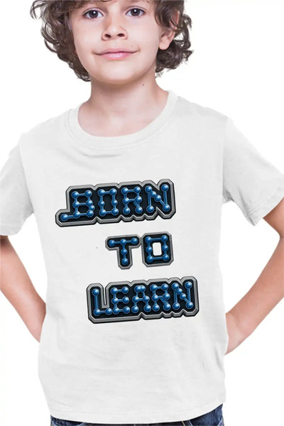 OEM Детска тениска за момчета Born to Learn NCT Kpop Мърч