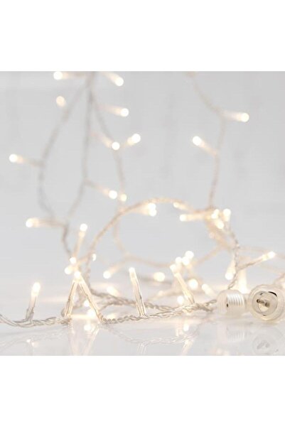 Generic 100 λαμπάκια LED σε σειρά, 5 m, διάφανο καλώδιο, σταθερή, με επέκταση...