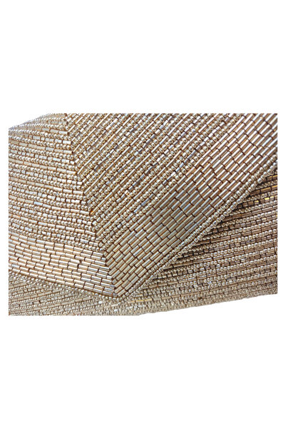 ARCAD Luxury Handmade Beaded Evening Bag with Chain Strap – Women's Party Clutch