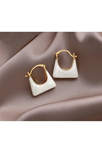 reyselstyle Sedefli̇ Plated Hanging Earrings