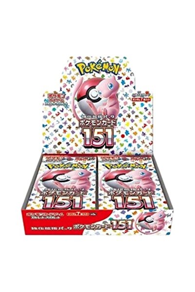 Pokemon Cutie de booster-uri Card 151 Japoneză