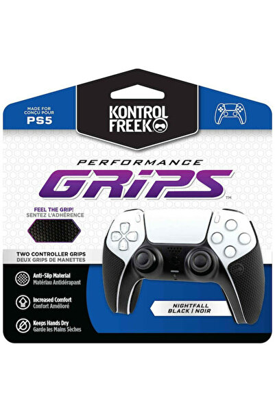 kontrolfreek Λαβές Επιδόσεων και Λαβές Αντίχειρα για PS5 σε μαύρο χρώμα
