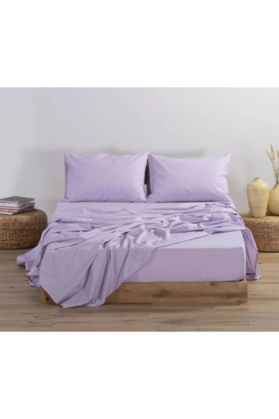Nef Nef Homeware Διπλό Σεντόνι Βασικό 240x270 - 34 - λεβάντα