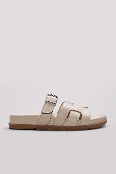 FAST STEP Genuine Leather Women's Flat Sandals 315Za2322-03