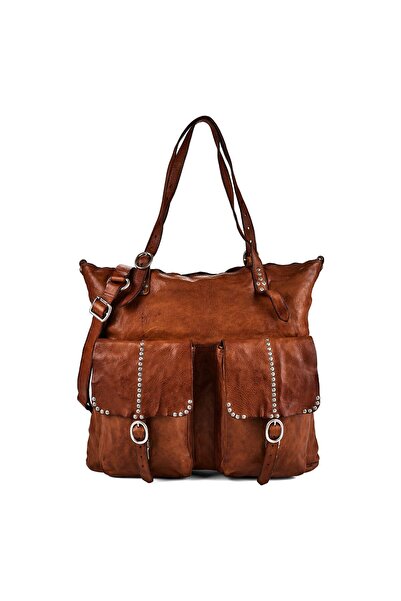 Campomaggi Priscilla Schultertasche Leder 41 cm