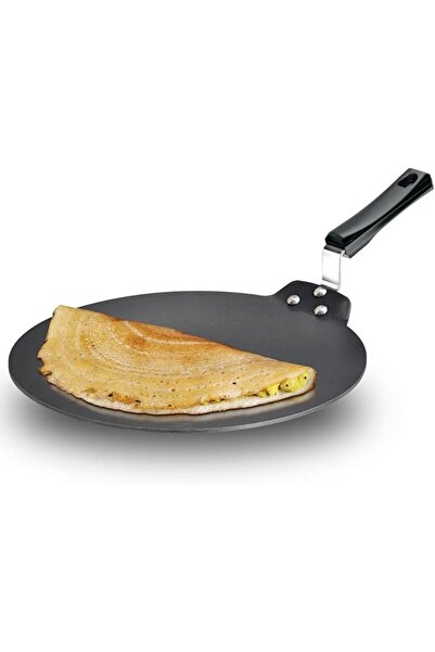 Hawkins Futura Q41 13-inch Non-stick Tawa Baking Pan - Grey, Aluminum