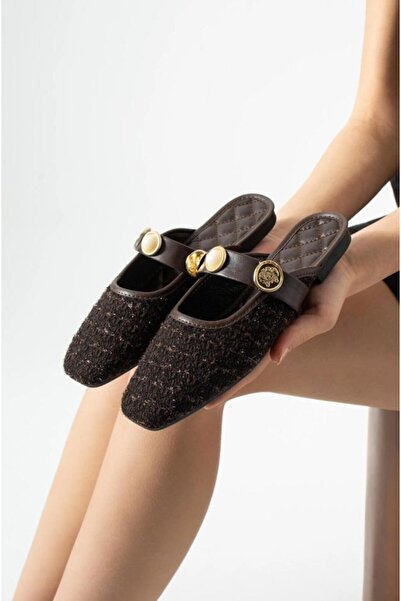 Gökçe Shoes Papuci de damă Papuci de vară casual Papuci de casă pentru oaspeți