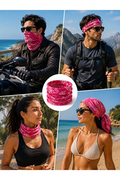 Bandana قناع وجه متعدد الوظائف للرجال والنساء من بوف للاستخدام في الهواء الطلق