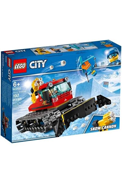 LEGO مجموعة بناء سيتي جريت فيهيلز سنو جرومر 60222، 2019 (197 قطعة)