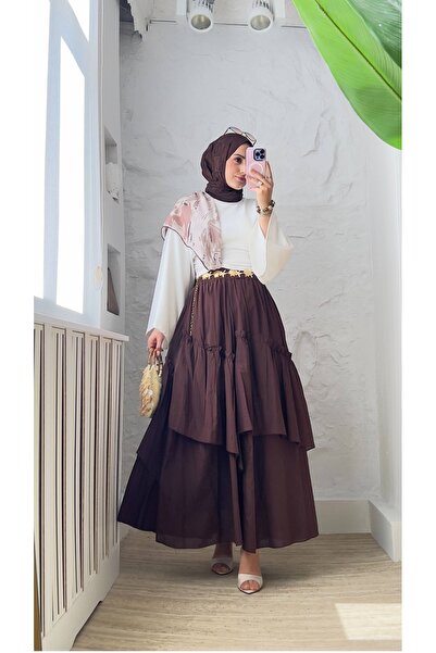 MODA S&S BZLİNE Voile Flounce Skirt