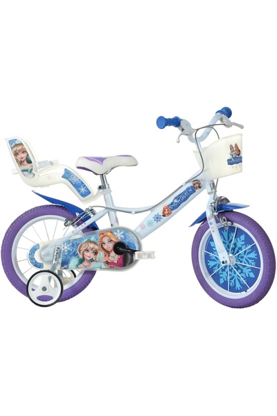 Evelise Bicicletă pentru copii Dino Bikes 14 " Snow Queen