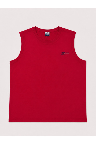 ANNEX Large Size Cotton Comfortable Fit Crew Neck Sleeveless Men's Undershirt