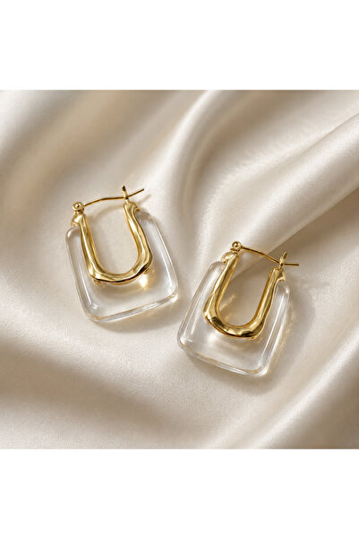 reyselstyle Transparent Acrylic Hanging Earrings