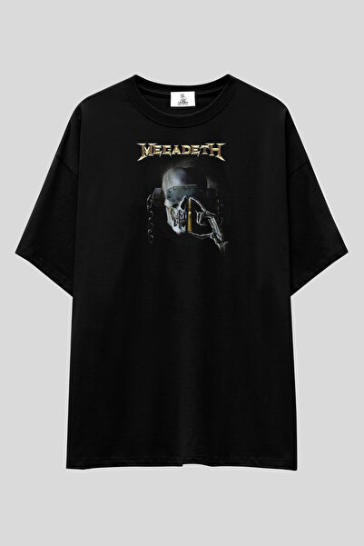 UmbraWear Μπλουζάκι με στάμπα Megadeth |   Unisex 100% βαμβακερό μπλουζάκι με...