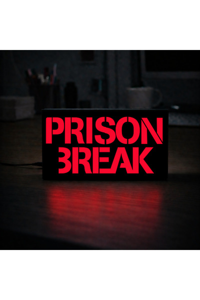 gişe arts. Masa Lambası - Prison Break Logo Adaptörlü Dekoratif & Hediyelik L...