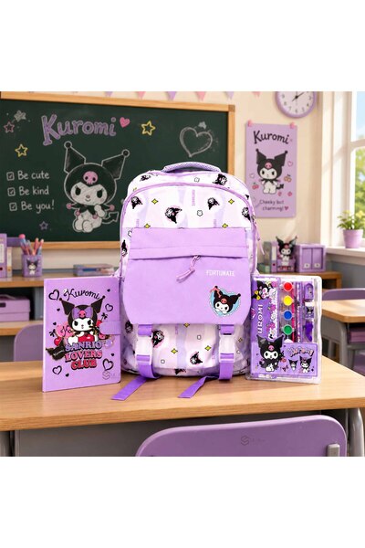 SQF حقيبة مدرسية 3قطع بشخصية كورومي 2