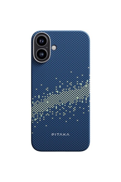PITAKA Husă țesută tactilă pentru iPhone 16 - Galaxia Calea Lactee