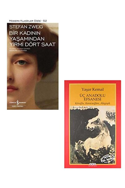 TÜRKİYE İŞ BANKASI KÜLTÜR YAYINLARI 2 Kitap. Üç Anadolu Efsanesi+Bir Kadının ...