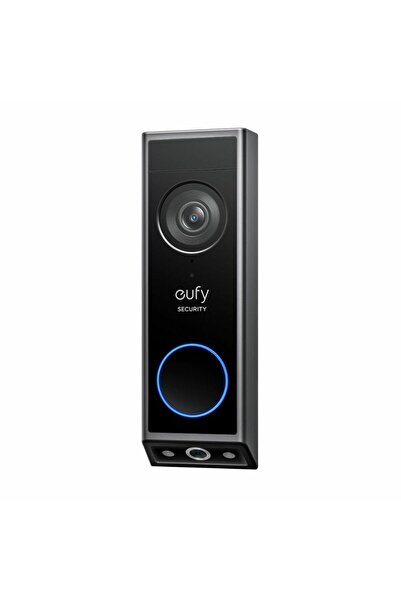eufy E340 Двойна камера 2K Wi-Fi Видео звънец, Черен