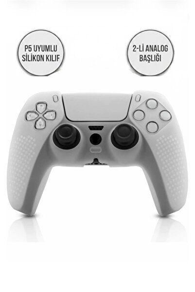 JOYCOR P5 Gamepad Slikon Kılıf 2li Analog Başlığı Ultra Koruma Kaymaz