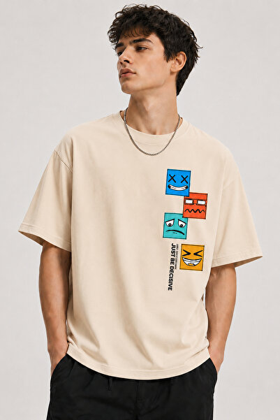 ArtYus Samo budi odlučan – grafička majica sa štampanjem, unisex, oversize – ...