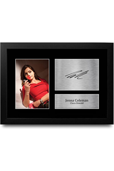 HWC Trading FR A4 Jenna Coleman Dr Who Gifts Printed Signed Autograph Picture...