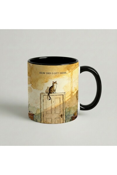 Petgifts Cana Cadou Personalizat Amuzanta Cu Mesaj How Did I Get Here - Ceram...