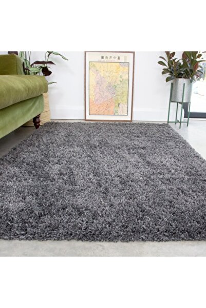 Handpicked Furniture Fluffy Grey Rug, Ultra Soft Area Carpets For Bed Room, L...