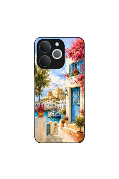 Sonique Θήκη Greek Island Muse Series για Realme Note 70T 4G Ροδίτικο Λιμάνι