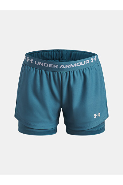 Under Armour Pantaloni scurți de fete UA Tech Play Up 2n1 Short