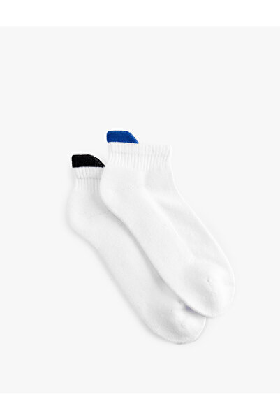 Koton Set of 2 Cotton Bootie Towel Socks