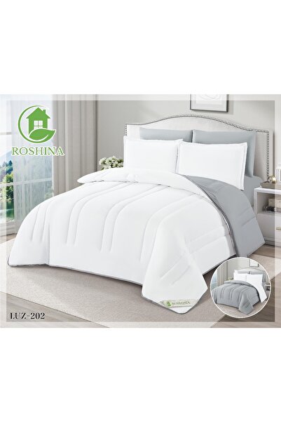 ROSHAN Summer Hotel Plain Bedding Fitted Sheet - 6 Pcs