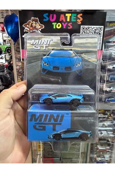 mini gt 1/64 Lamborghini Huracán Sterrato Blu Aegir MGT00807