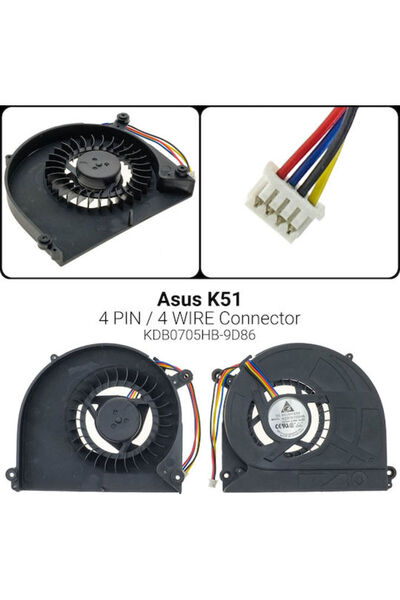 ASUS Ανταλλακτικός ανεμιστήρας φορητού υπολογιστή για K51