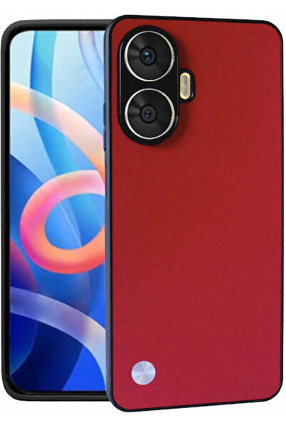 Other Bodycell Vegan Κόκκινη Δερμάτινη Θήκη Πλάτης (Realme C55) Κωδικός: FC-0...
