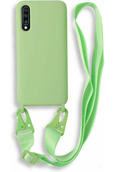 Other Bodycell Πίσω Θήκη Σιλικόνης με Λουράκι Πράσινο (Galaxy A70) Κωδικός: B...
